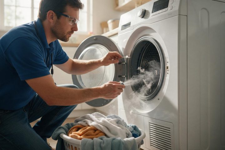 Electrolux Dryer Clothes Are Hot but Still Damp: Airflow Before Heater Diagnosis