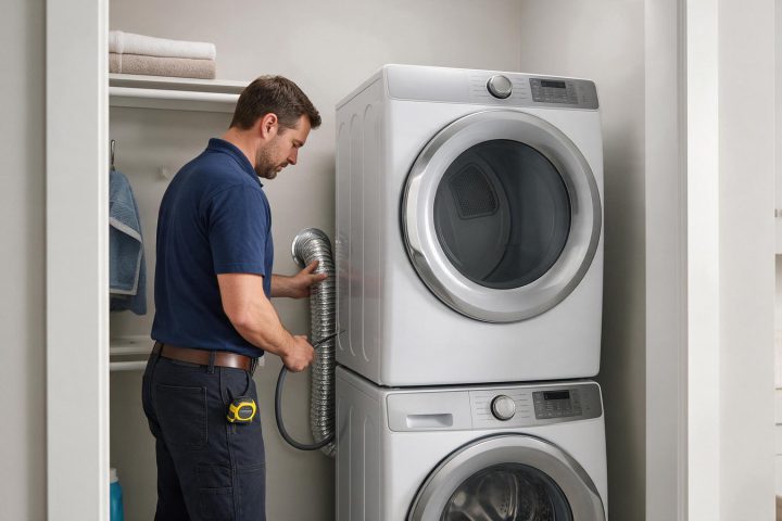 Electrolux Laundry Tower Dryer Takes Longer After Installation: Venting Geometry Matters