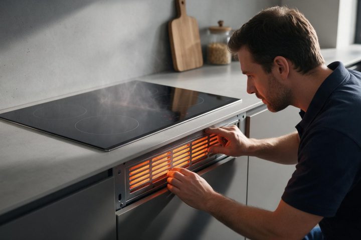 Electrolux Induction Cooktop Shuts Off When the Kitchen Gets Hot: Ventilation and Cooling Checks
